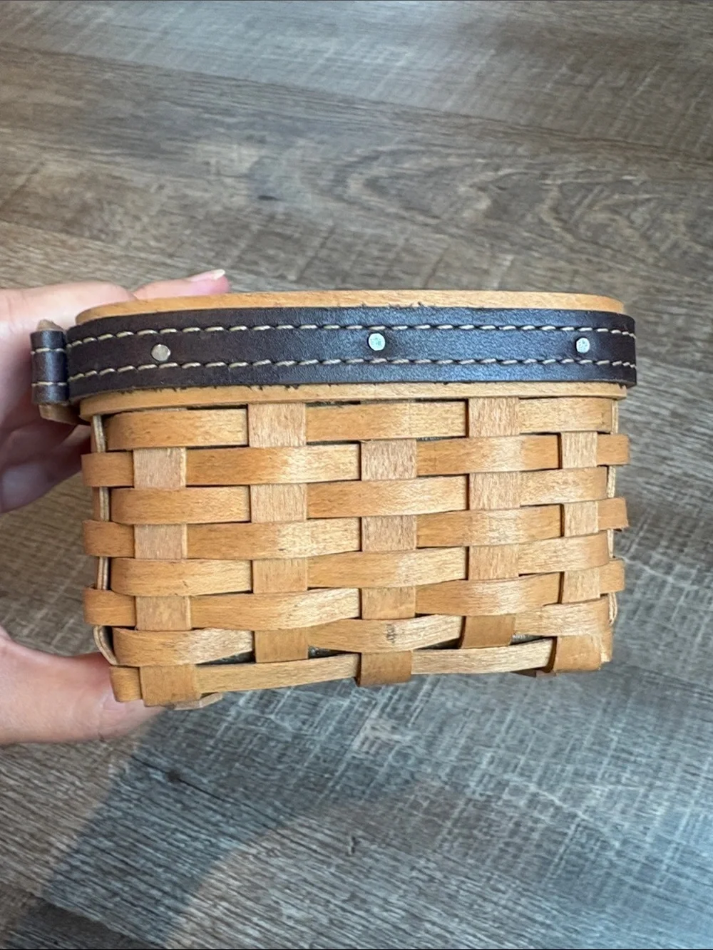 Longaberger 2003 Father's Day Pocket Change Basket